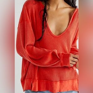 Free people orange buttercup thermal